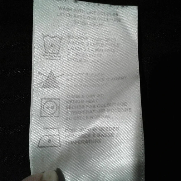 Women's Black Short Sleeve Pleated Blouse with Shiny Buttons Size M - Picture 13 of 15